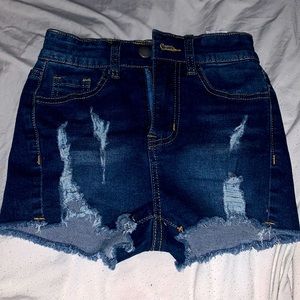 Jean shorts never worn